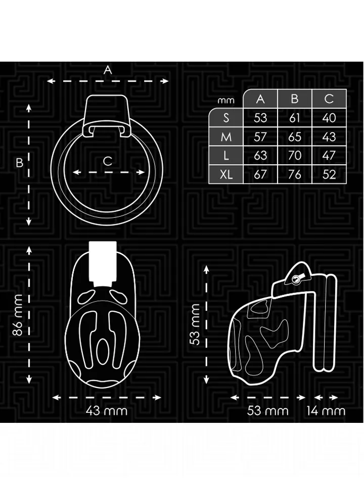 Sealed Crypt Penis Cage 8 cm - Keuschheitskäfig 3 [full]