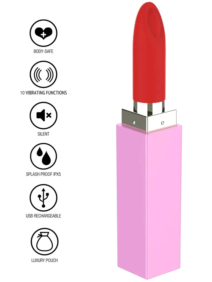 Sealed With A Kiss Lipstick Vibe - Lippenstift-Vibrator 2