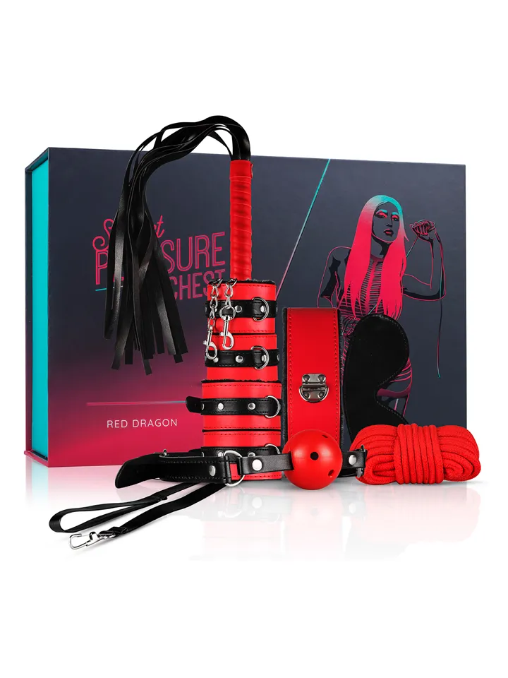 Secret Pleasure Chest Roter Drache - Bondage-Set 1 [full]