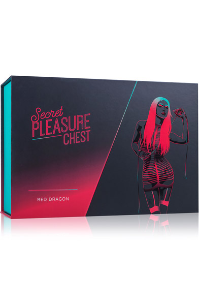 Secret Pleasure Chest Roter Drache - Bondage-Set 2
