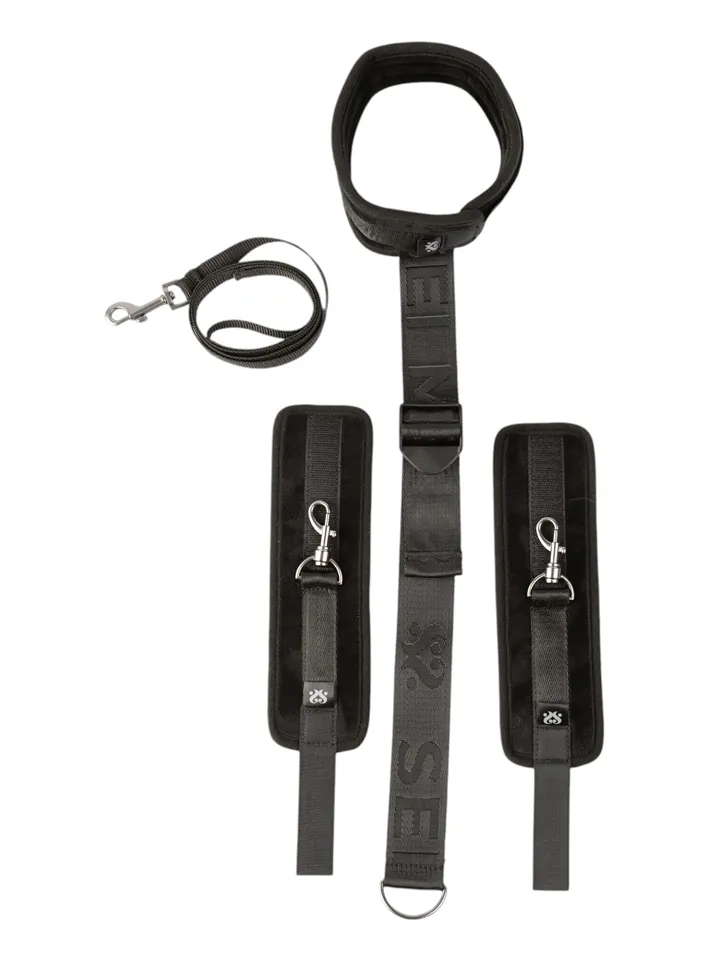 Sei Mio Adjustable Neck & Wrist Restraint Kit - Handschellen & Halsketten 2 [full]
