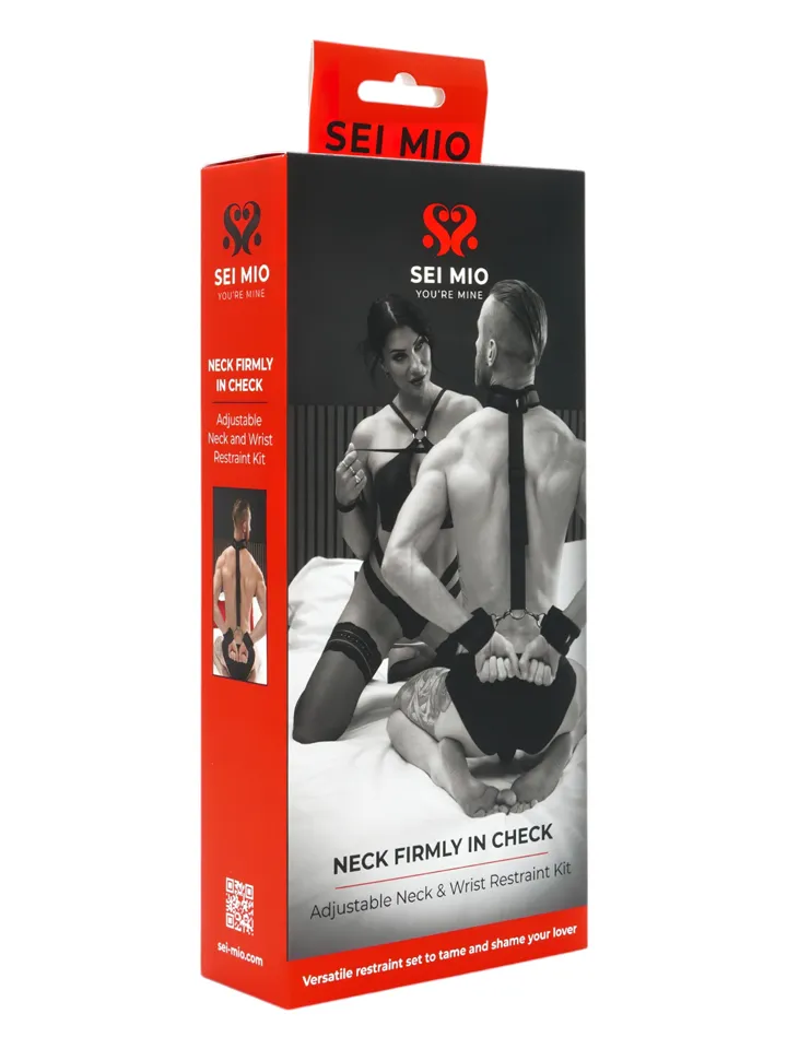Sei Mio Adjustable Neck & Wrist Restraint Kit - Handschellen & Halsketten 4 [full]