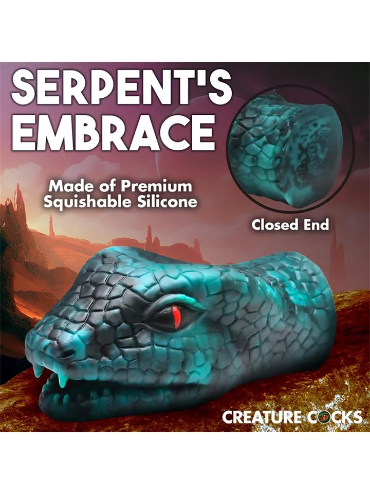 Serpentine Snake Silicone Masturbator - Masturbator 3 [full]