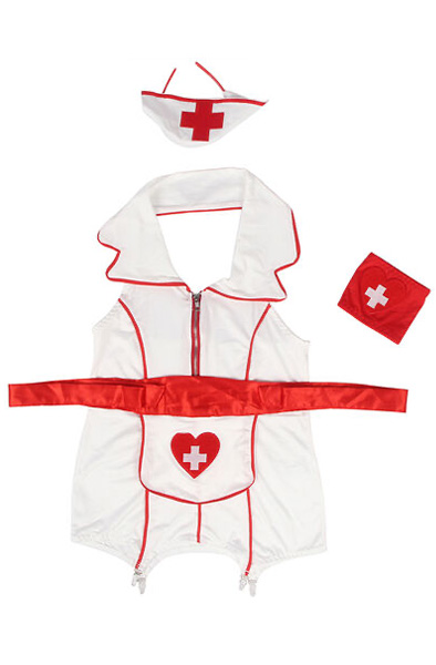 Sexy Krankenschwester Kostümkleid - Krankenschwester Kostüm 5