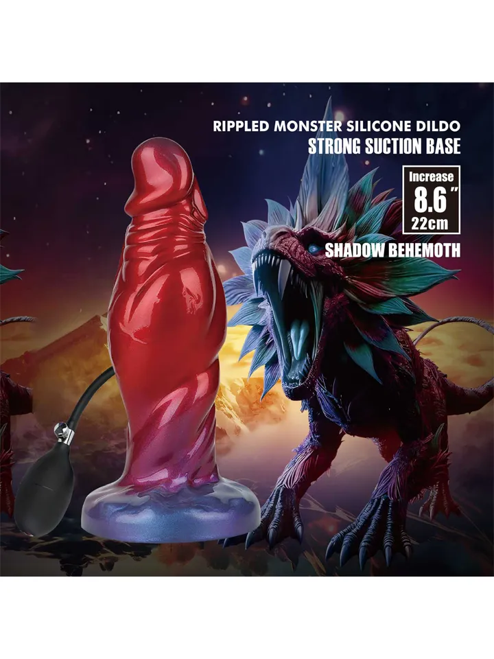 Shadow Behemoth Inflatable Monster Dildo 22 cm - Aufblasbarer Dildo 3 [full]