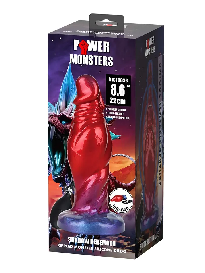 Shadow Behemoth Inflatable Monster Dildo 22 cm - Aufblasbarer Dildo 5 [full]