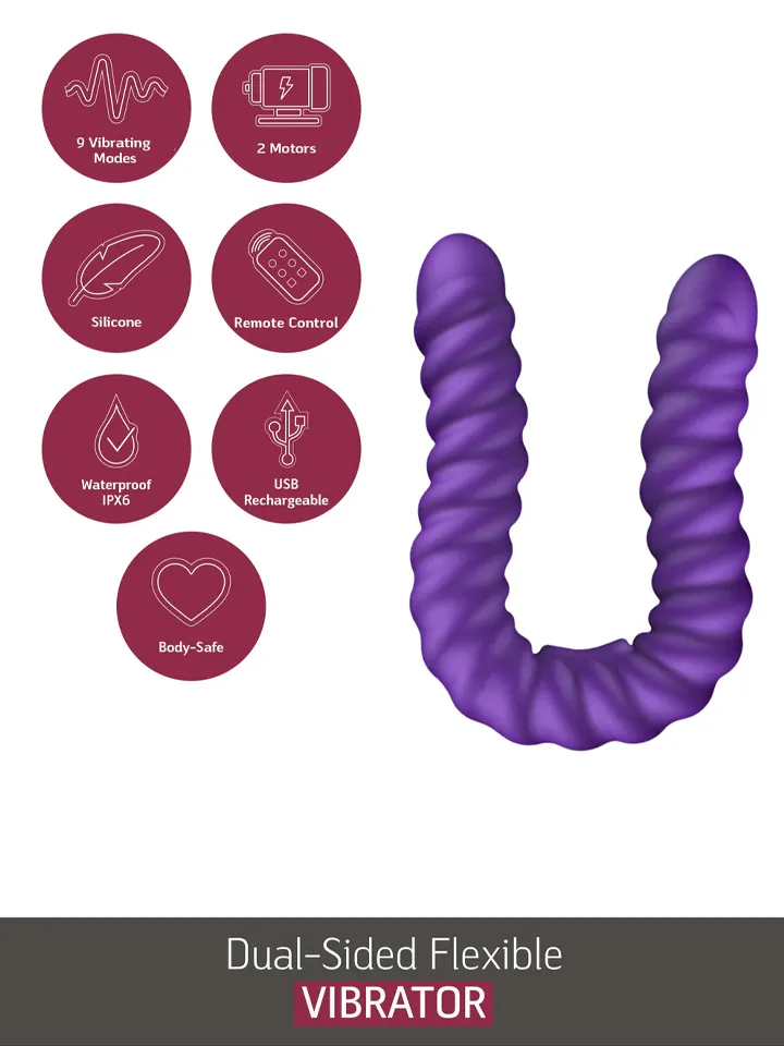 She.E.O Dual-Sided Flexible Vibrator - Vibrierender Dildo 2 [full]