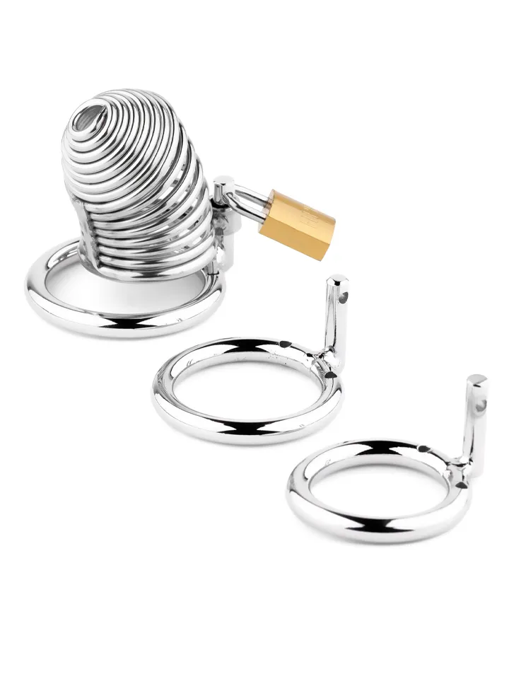 Short Metal Penis Cock Cage - Keuschheitskäfig 2 [full]