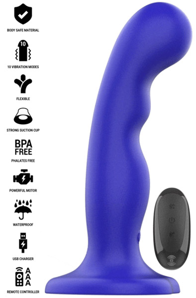 Shorty Vibrator – 10 Vibrationsmodi & Fernbedienung - Vibrierender Dildo 1