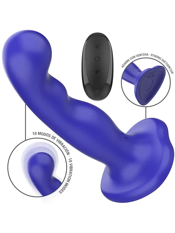 Shorty Vibrator – 10 Vibrationsmodi & Fernbedienung - Vibrierender Dildo 2