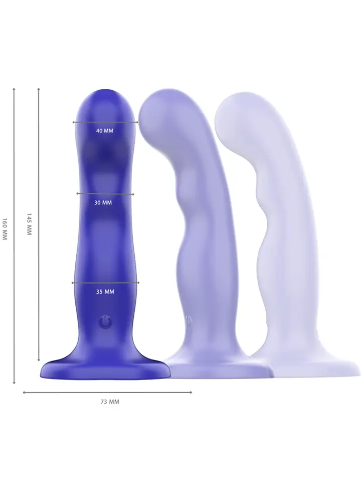 Shorty Vibrator – 10 Vibrationsmodi & Fernbedienung - Vibrierender Dildo 3