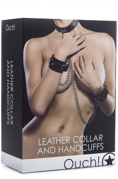 Shots Leather Collar & Handcuffs - Handschellen & Halsketten 2