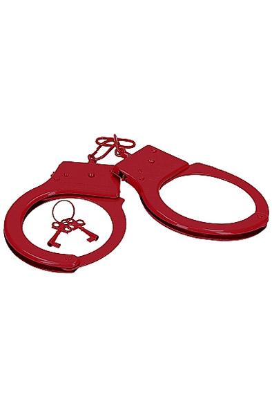 Shots Metal Handcuffs Red - Handschellen 2