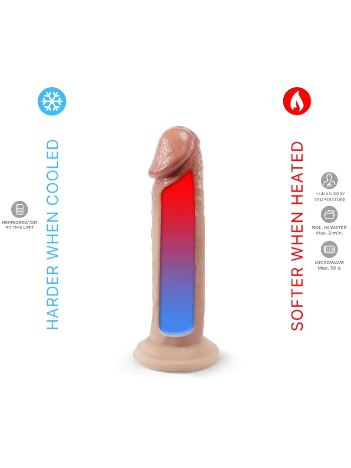Silex-D Premium Real Skin 15,4 cm - Realistischer Dildo 2