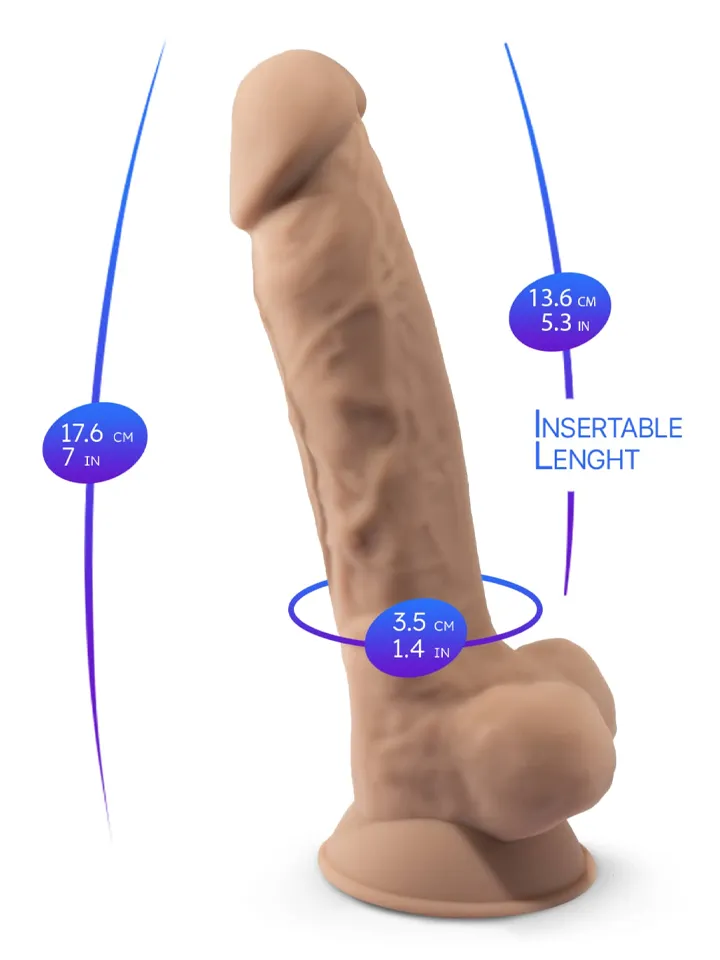 Silex-D The Original Dildo 17,6 cm - Realistischer Dildo 3 [full]