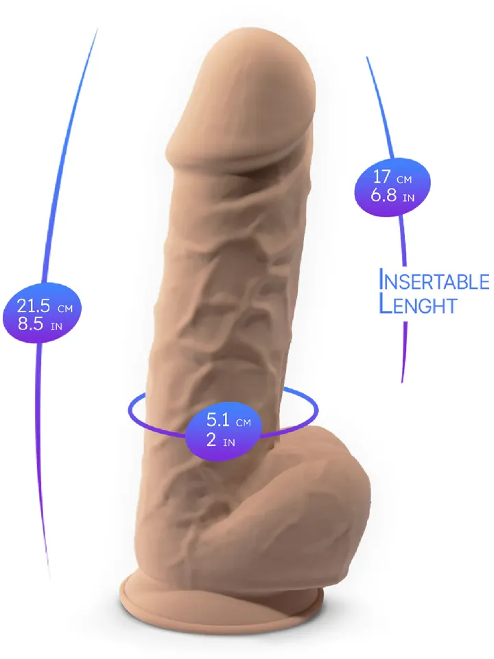 Silex-D The Original Dildo 21,5 cm - Realistischer Dildo 3