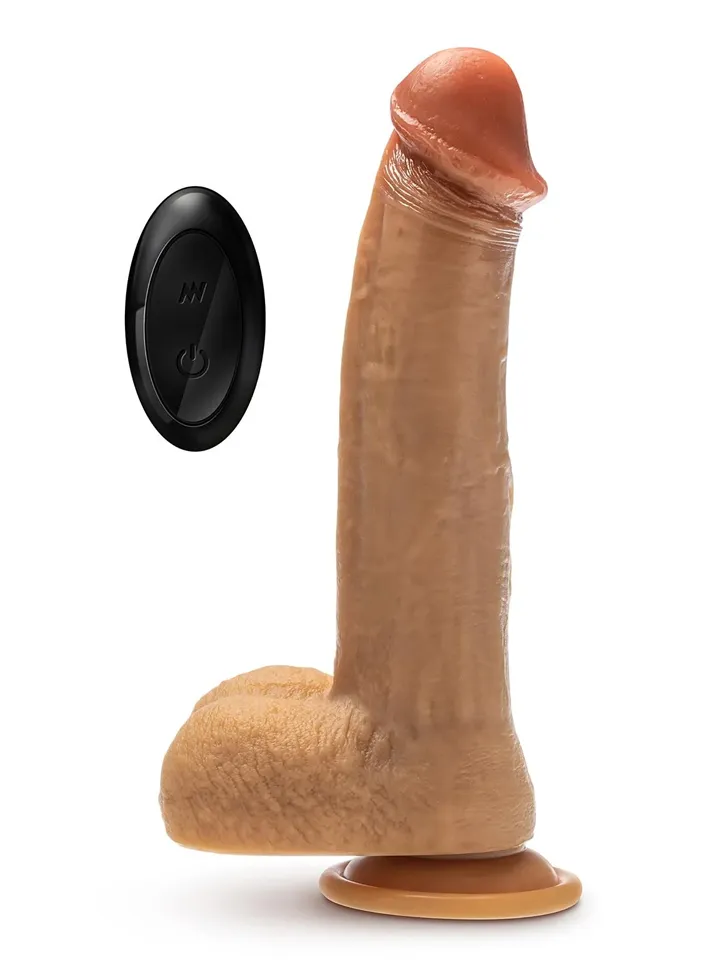 Silicone Dr. Phillips Thrusting Dildo 21,6 cm - Vibrierender Dildo 1 [full]