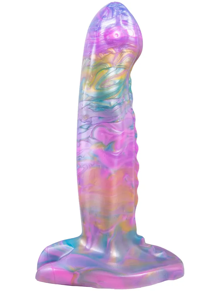 Silicone Monster Dildo Rainbow 26,2 cm - Drachen-Dildo 1