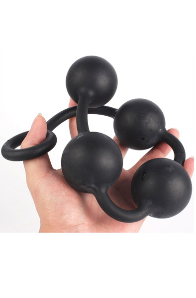 Silikon Anal Kugelns Quarty L 45cm - Extra dicke Anal-Perlen 2