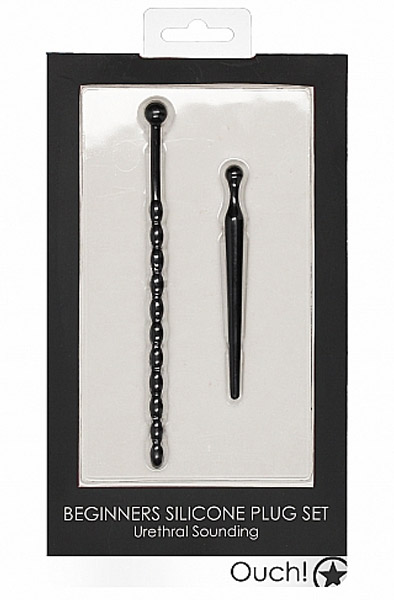 Silikon-Einsteiger-Plug-Set Schwarz - Dilator-Set 3