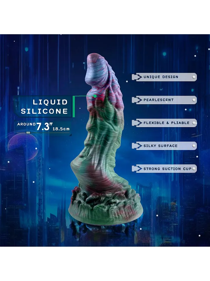 Silikon Monster Dildo 18,5 cm - Drachen-Dildo 2