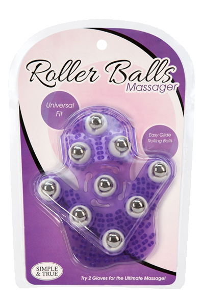 Simple & True Roller Balls Massager Purple - Massage 2