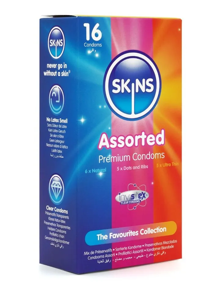 Skins Assorted Condoms 16-pack - Kombipackung Kondome 1 [full]