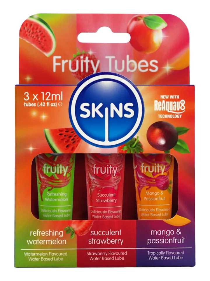 Skins Fruity Lubes 3-pack - Gleitmittel mit Geschmack 1 [full]
