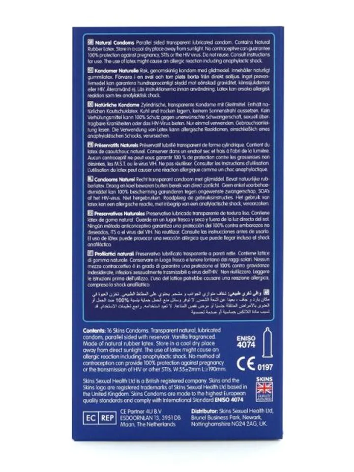 Skins Natural Condoms 16-pack - Kondome 4 [full]