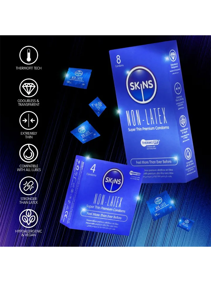 Skins Non-Latex Condoms 8-pack - Kondome 3 [full]