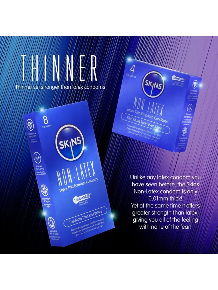 Skins Non-Latex Condoms 8-pack - Kondome 4 [full]