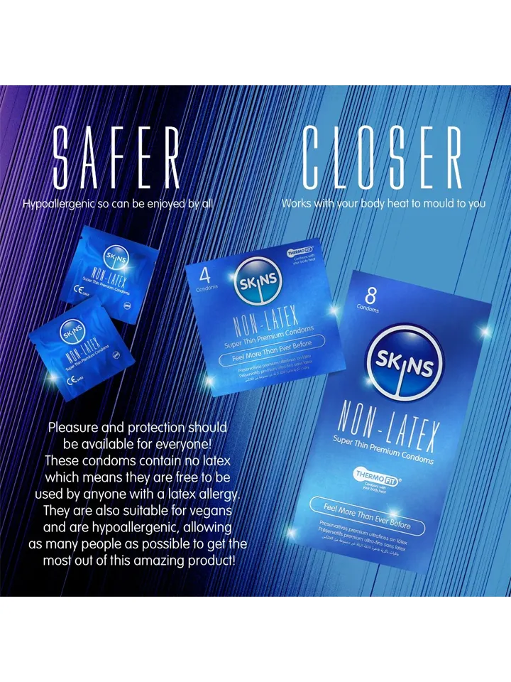Skins Non-Latex Condoms 8-pack - Kondome 5 [full]