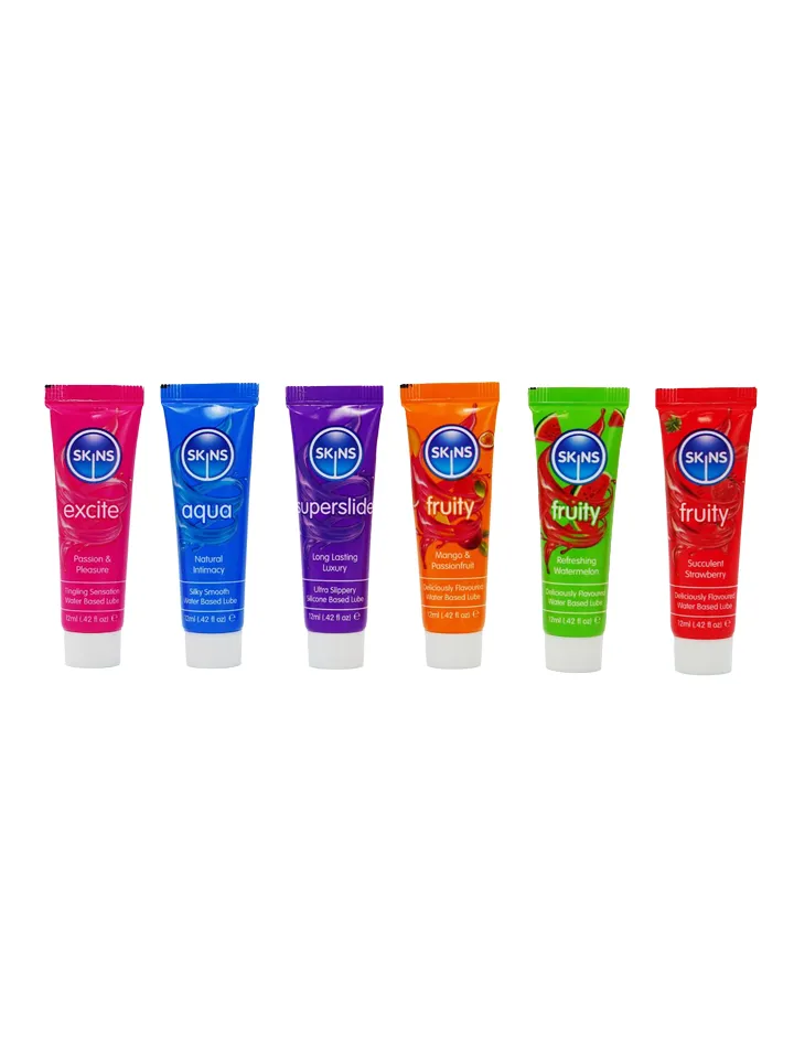 Skins Tubes Vital & Fruity 6-pack - Gleitmittel mit Geschmack 2 [full]