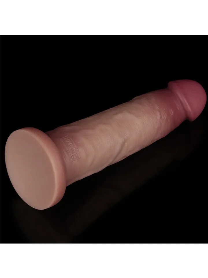 Sliding Skin Pro II Dual Layer Silicone Dildo 22,7 cm - Realistischer Dildo 4 [full]