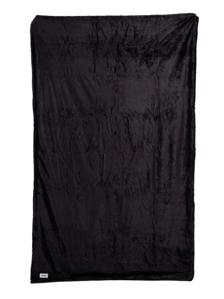 Splash Blanket Furlush Black On Black Large - Sex-Bettwäsche 1 [full]