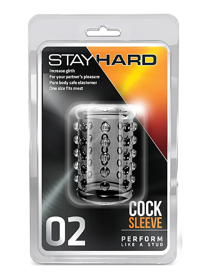 Stay Hard Cock Sleeve 02 Clear - Penisverlängerung/Penishülle 3 [full]