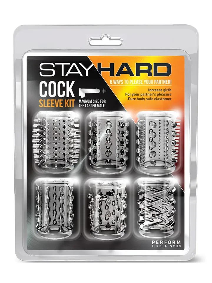 Stay Hard Penishülsen-Set klar - Penishülle 1 [full]