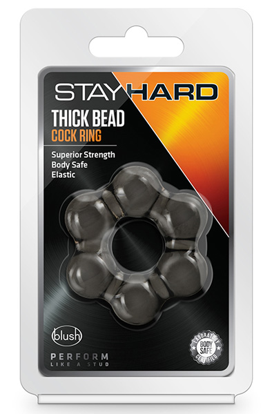 Stay Hard Thick Bead Cock Ring - Cockring 2