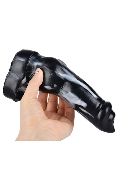 Stonewell Penis Sleeve Black/White 17 cm - Penishülle 4