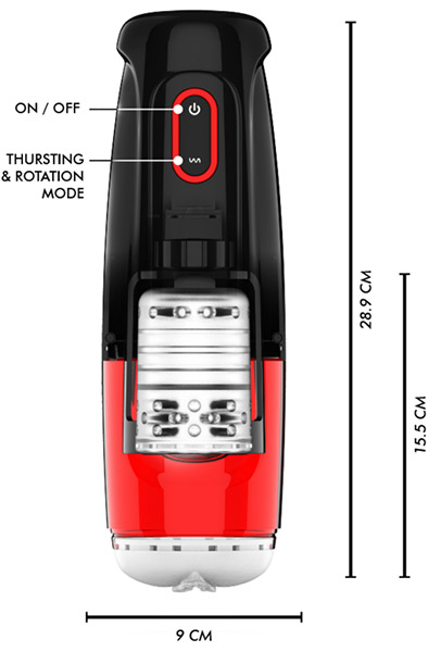 Storm Thrust & Suction Vagina Masturbator - Automatischer Masturbator 3