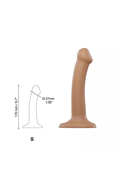 Strap-On-Me Dual Density Semi Real Caramel S - Strap-on 3