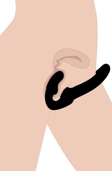 Strap U Revolver Strapless Strap-On G-Punkt-Dildo - Strap-on 2