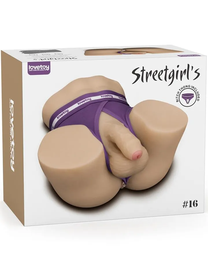 Streetgirls #16 mit Dildo, 4 kg - Sexpuppe 1