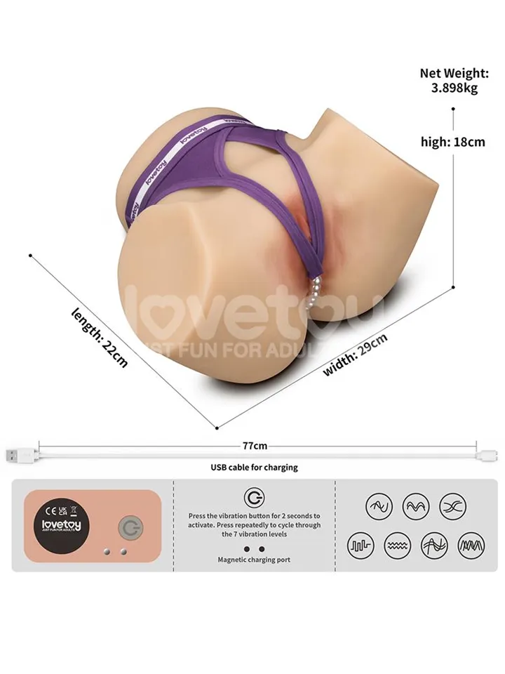 Streetgirls Dual Motor Sensation Pulse 3,9 kg - Sexpuppe 4
