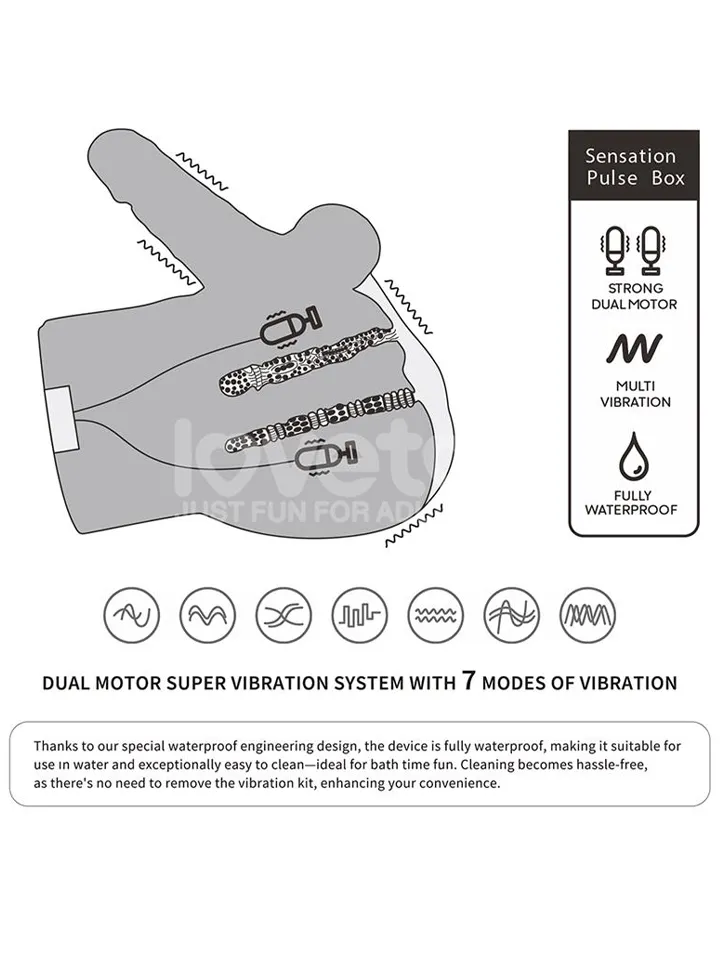 Streetgirls Dual Motor Sensation Pulse mit Dildo - Sexpuppe 5