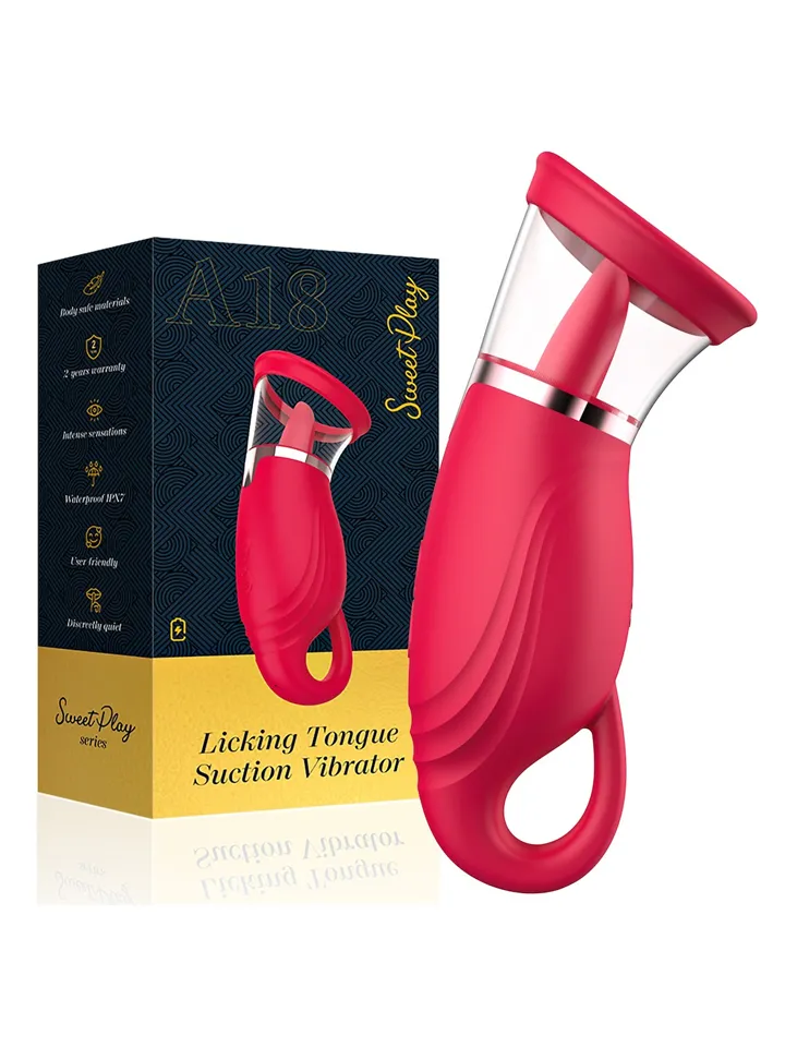 Suction Vibrator With 360° Tongue Stimulation - Klitoris-Vibrator 6 [full]