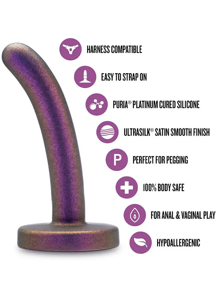 Surrender Peg – Einsteiger Power Purple 12 cm - Dildo 3