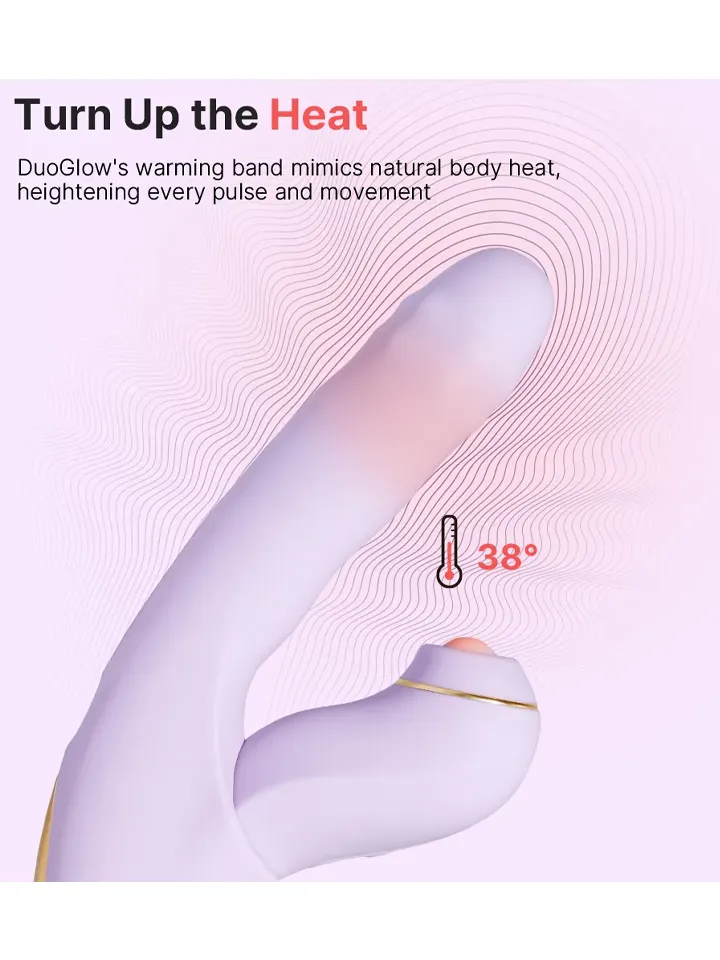 Svakom Duo Glow Thrusting Beaded Vibrator With App - Heizbarer Rabbit-Vibrator 5 [full]