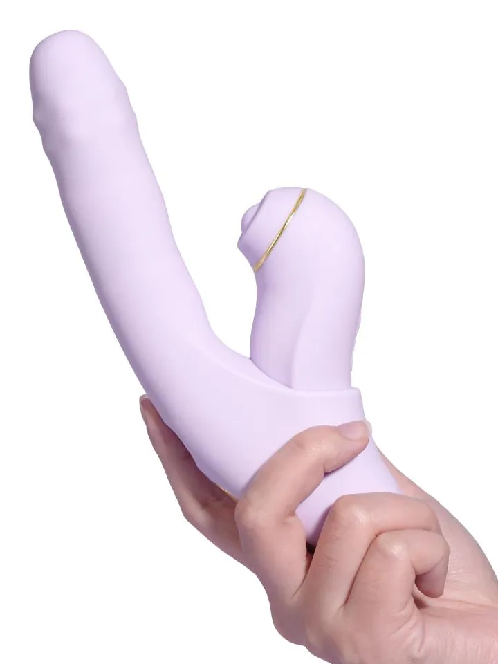 Svakom Duo Glow Thrusting Beaded Vibrator With App - Heizbarer Rabbit-Vibrator 8 [full]