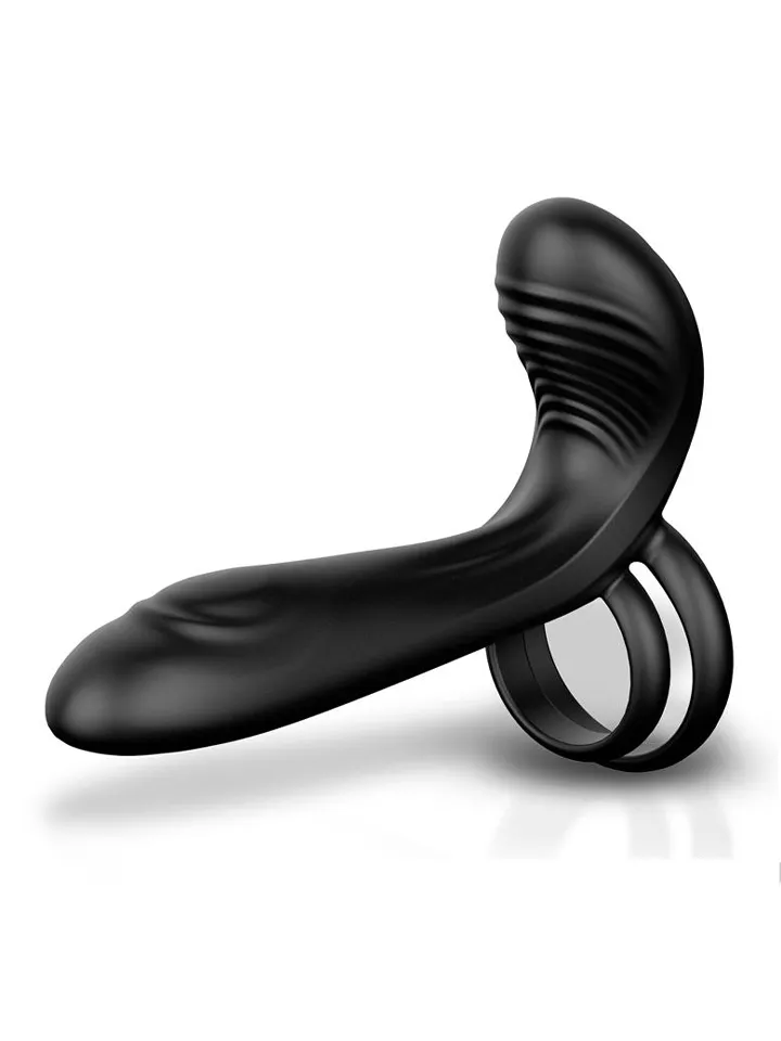 Synkox Girth Gainer Vibrating Double Cockring - Vibrierender Penisring 2 [full]